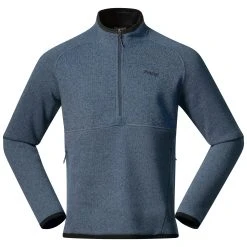 Bergans Of Norway Kamphaug Knitted Half Zip Orion Blue