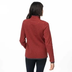 Bergans Of Norway Kamphaug Knitted W Half Zip Chianti Red / Dark Olive Green -Bergans Of Norway shop 1091 25293 3