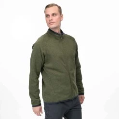 Bergans Of Norway Kamphaug Knitted Jacket Dark Olive Green -Bergans Of Norway shop 1092 23003 2