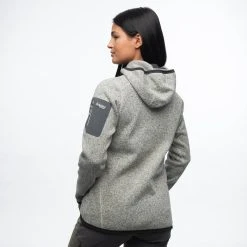 Bergans Of Norway Kamphaug Knitted W Hoodie Chalk Sand -Bergans Of Norway shop 1093 14194 4