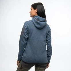 Bergans Of Norway Kamphaug Knitted W Hoodie Orion Blue -Bergans Of Norway shop 1093 21466 6