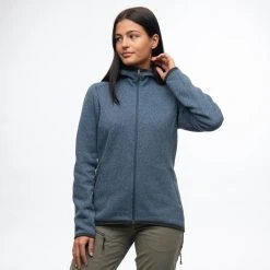 Bergans Of Norway Kamphaug Knitted W Hoodie Orion Blue -Bergans Of Norway shop 1093 21466 7