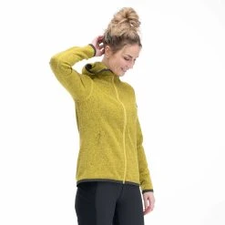 Bergans Of Norway Kamphaug Knitted W Hoodie Light Olive Green -Bergans Of Norway shop 1093 21625 2
