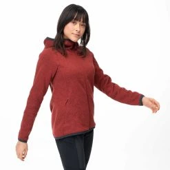 Bergans Of Norway Kamphaug Knitted W Hoodie Chianti Red -Bergans Of Norway shop 1093 22022 2