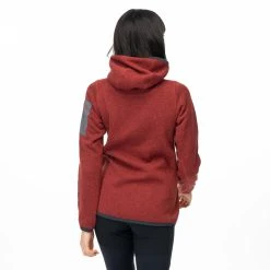 Bergans Of Norway Kamphaug Knitted W Hoodie Chianti Red -Bergans Of Norway shop 1093 22022 3