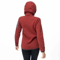 Bergans Of Norway Kamphaug Knitted W Hoodie Chianti Red -Bergans Of Norway shop 1093 22022 6