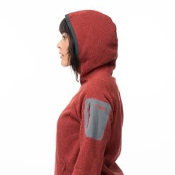 Bergans Of Norway Kamphaug Knitted W Hoodie Chianti Red -Bergans Of Norway shop 1093 22022 8
