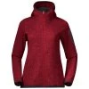 Bergans Of Norway Kamphaug Knitted W Hoodie Red -Bergans Of Norway shop 1093 671