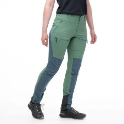 Bergans Of Norway Rabot V2 Softshell W Pants Dark Jade Green / Orion Blue -Bergans Of Norway shop 1109 25367 2