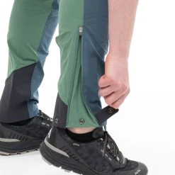 Bergans Of Norway Rabot V2 Softshell W Pants Dark Jade Green / Orion Blue -Bergans Of Norway shop 1109 25367 5