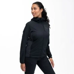 Bergans Of Norway Rabot Lt Windbreaker W Jacket Black / Dark Shadow Grey -Bergans Of Norway shop 1122 25334 2