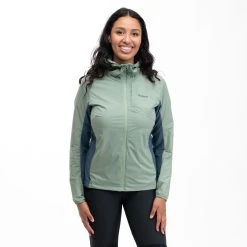 Bergans Of Norway Rabot Lt Windbreaker W Jacket Jade Green / Orion Blue -Bergans Of Norway shop 1122 25377 1