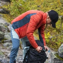 Bergans Of Norway Rabot V2 Insulated Hybrid W Jacket Brick / Orion Blue -Bergans Of Norway shop 1125 21467 2