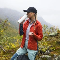 Bergans Of Norway Rabot V2 Insulated Hybrid W Jacket Brick / Orion Blue -Bergans Of Norway shop 1125 21467 3