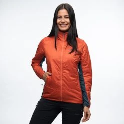 Bergans Of Norway Rabot V2 Insulated Hybrid W Jacket Brick / Orion Blue -Bergans Of Norway shop 1125 21467 4