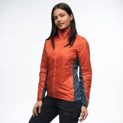 Bergans Of Norway Rabot V2 Insulated Hybrid W Jacket Brick / Orion Blue -Bergans Of Norway shop 1125 21467 8