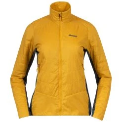Bergans Of Norway Rabot V2 Insulated Hybrid W Jacket Light Golden Yellow / Orion Blue