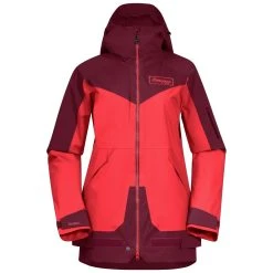Bergans Of Norway Myrkdalen V2 Insulated W Jacket Light Dahlia Red / Beet Red / Be Seen Yellow