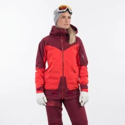 Bergans Of Norway Myrkdalen V2 Insulated W Jacket Light Dahlia Red / Beet Red / Be Seen Yellow -Bergans Of Norway shop 1185 13721 2