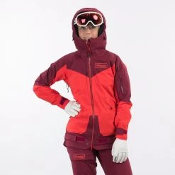 Bergans Of Norway Myrkdalen V2 Insulated W Jacket Light Dahlia Red / Beet Red / Be Seen Yellow -Bergans Of Norway shop 1185 13721 6