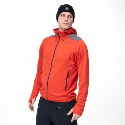 Bergans Of Norway Rabot Active Mid Hood Jacket Dark Brick -Bergans Of Norway shop 1221 21631 7