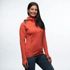 Bergans Of Norway Rabot Active Mid Hood W Jacket Brick -Bergans Of Norway shop 1222 14180 5