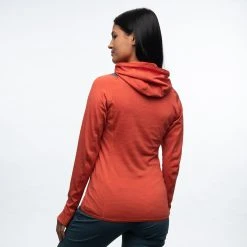 Bergans Of Norway Rabot Active Mid Hood W Jacket Brick -Bergans Of Norway shop 1222 14180 6