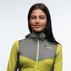 Bergans Of Norway Rabot Active Mid Hood W Jacket Green Oasis / Solid Grey -Bergans Of Norway shop 1222 14253 4