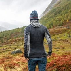 Bergans Of Norway Rabot Active Mid Hood W Jacket Solid Charcoal / Solid Grey / Fiesta -Bergans Of Norway shop 1222 21490 2