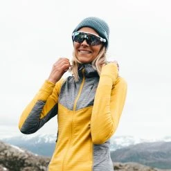 Bergans Of Norway Rabot Active Mid Hood W Jacket Light Golden Yellow / Solid Grey -Bergans Of Norway shop 1222 21652 8