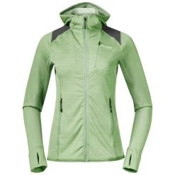 Bergans Of Norway Rabot Active Mid Hood W Jacket Light Jade Green