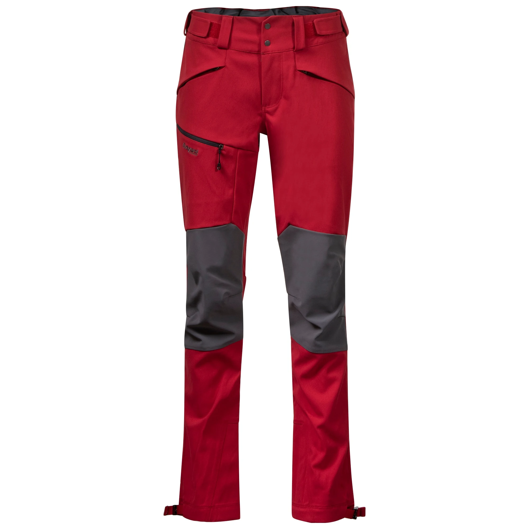 Bergans Of Norway Fjorda Trekking Hybrid W Pants Red / Solid Dark Grey 3 Bergans Of Norway Fjorda Trekking Hybrid W Pants Red / Solid Dark Grey