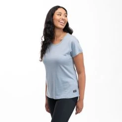 Bergans Of Norway Urban Wool W Tee Husky Blue -Bergans Of Norway shop 1449 24313 4