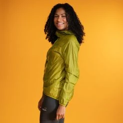 Bergans Of Norway Y LightLine Pure Windbreaker Jacket Women Golden Lime Green -Bergans Of Norway shop 1845 21627 4