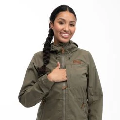 Bergans Of Norway Nordmarka Leaf Light Wind Jacket Women Green Mud -Bergans Of Norway shop 1929 12731 6