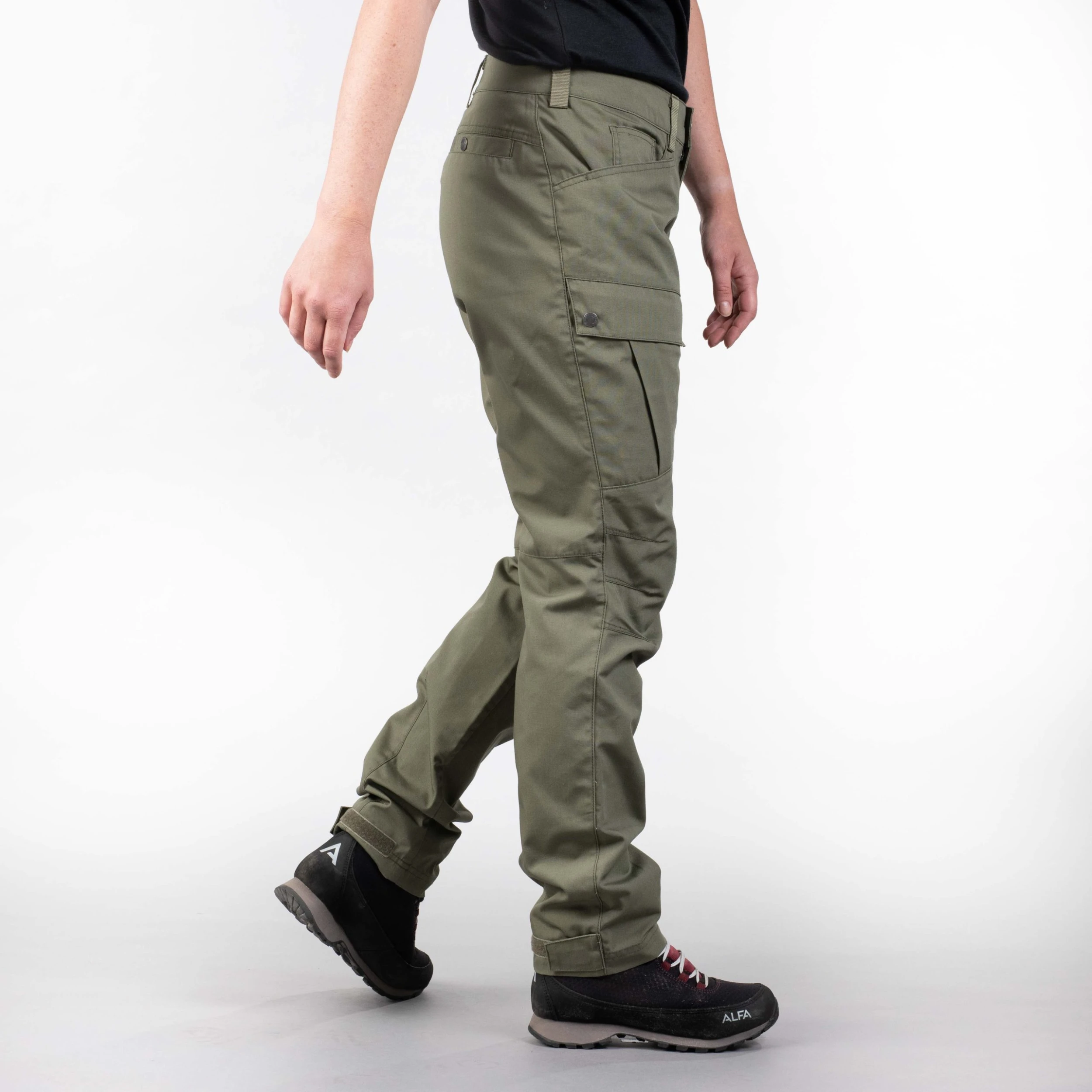Bergans Of Norway Nordmarka Elemental Outdoor Pants Women Green Mud 4 Bergans Of Norway Nordmarka Elemental Outdoor Pants Women Green Mud - Bilde 3