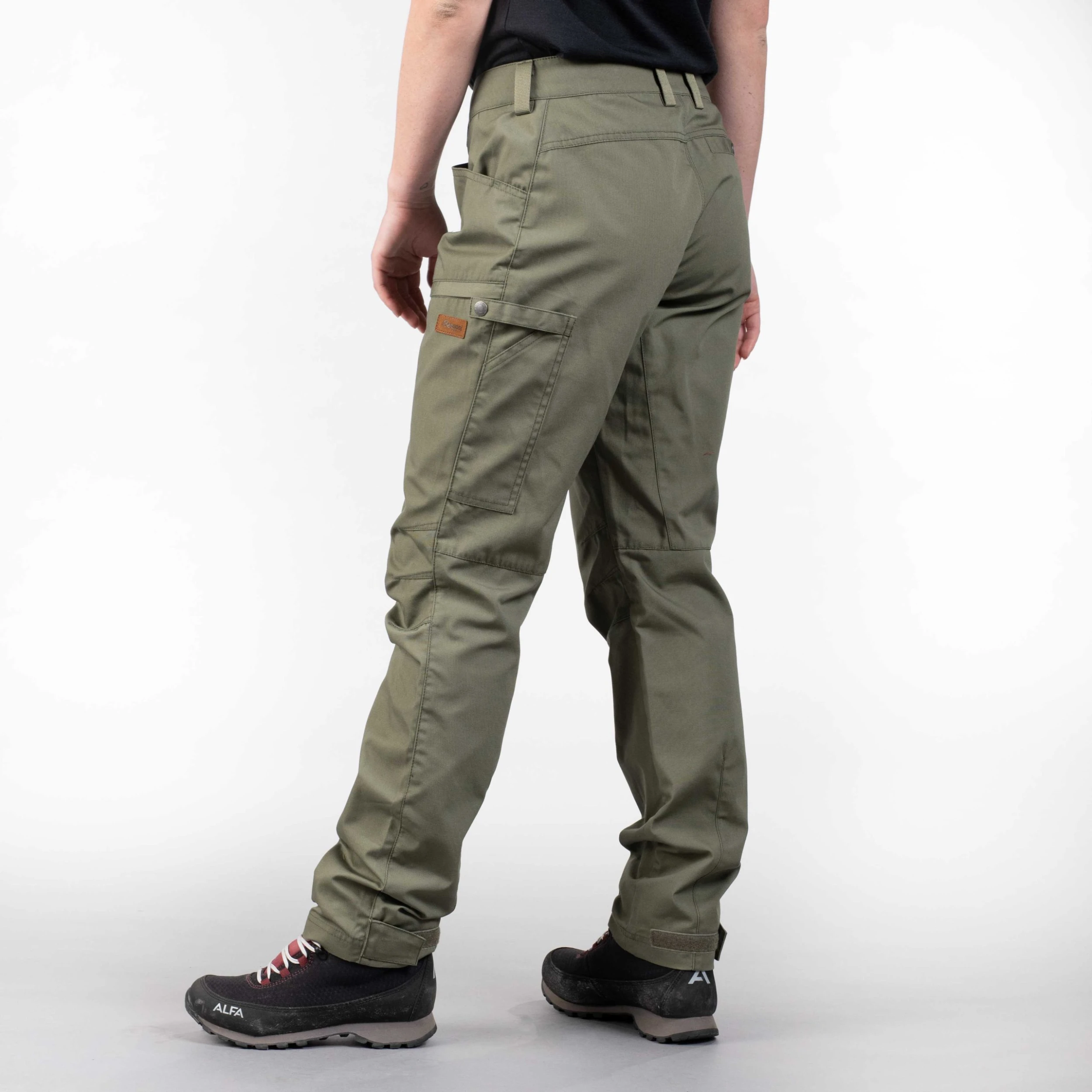 Bergans Of Norway Nordmarka Elemental Outdoor Pants Women Green Mud 6 Bergans Of Norway Nordmarka Elemental Outdoor Pants Women Green Mud - Bilde 5