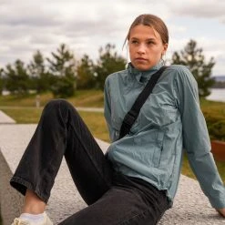 Bergans Of Norway Oslo Urban Commute Windbreaker Jacket Women Smoke Blue -Bergans Of Norway shop 2054 21626 5