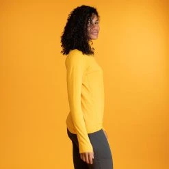 Bergans Of Norway Y LightLine Essence Midlayer Jacket Women Mango Yellow -Bergans Of Norway shop 2191 21624 2