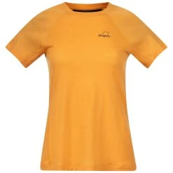 Bergans Of Norway Y LightLine Merino Tee Women Mango Yellow