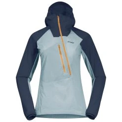Bergans Of Norway Cecilie Light Wind Anorak Misty Forest / Orion Blue
