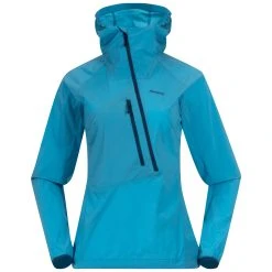 Bergans Of Norway Cecilie Light Wind Anorak Clear Ice Blue