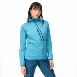 Bergans Of Norway Cecilie Light Wind Anorak Clear Ice Blue -Bergans Of Norway shop 2553 21636 4