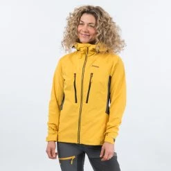 Bergans Of Norway Cecilie Mountain Softshell Jacket Light Golden Yellow / Solid Dark Grey -Bergans Of Norway shop 2554 13426 3