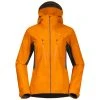 Bergans Of Norway Cecilie Mountain Softshell Jacket Cloudberry Yellow / Solid Dark Grey