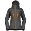 Bergans Of Norway Cecilie Mountain Softshell Jacket Solid Dark Grey / Cloudberry Yellow -Bergans Of Norway shop 2554 25387