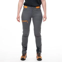 Bergans Of Norway Cecilie Mountain Softshell Pants Solid Dark Grey / Cloudberry Yellow -Bergans Of Norway shop 2556 25387 1