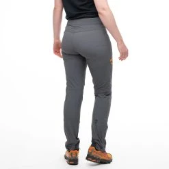Bergans Of Norway Cecilie Mountain Softshell Pants Solid Dark Grey / Cloudberry Yellow -Bergans Of Norway shop 2556 25387 3