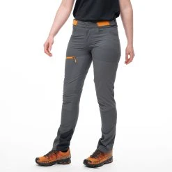 Bergans Of Norway Cecilie Mountain Softshell Pants Solid Dark Grey / Cloudberry Yellow -Bergans Of Norway shop 2556 25387 4