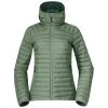 Bergans Of Norway Lava Light Down Jacket W/Hood Women Jade Green -Bergans Of Norway shop 2904 23326